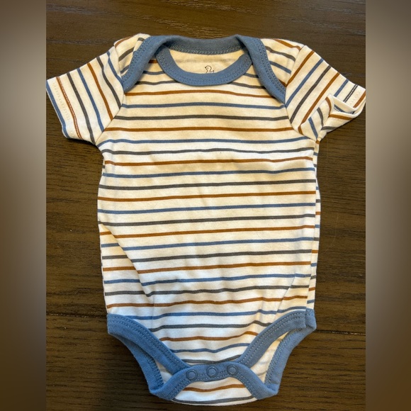 ‘Happy, Little, Loved’ Elephant Onesie & Striped Onesie - Picture 3 of 4